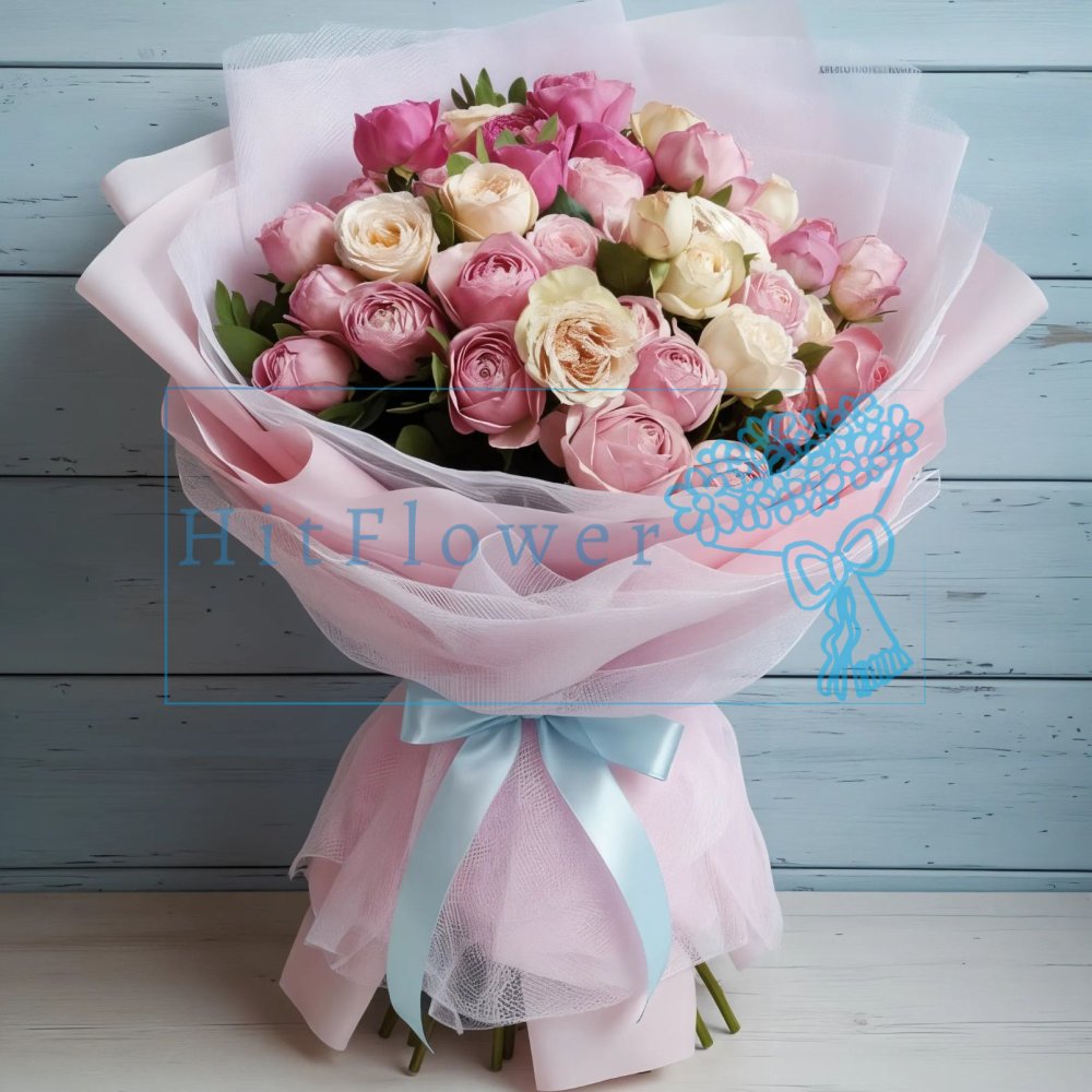 Букет цветов Сочный и яркий Букет цветов из: Розы